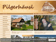 Tablet Screenshot of pilgerhaeusl.de